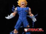 figura de acción de Dragon Ball Majin Vegeta,  material de PVC de alta calidad 27cm
