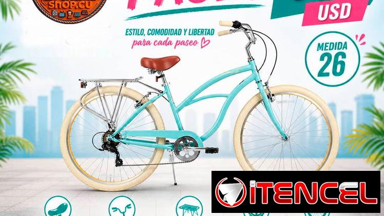 🚴🏾 BICI 🚴🏾 DE PASEO 26 CON CAMBIOS. A ESTRENAR. MENSAJERÍA CON FACTURA Y GARANTÍA. 📲 54833699