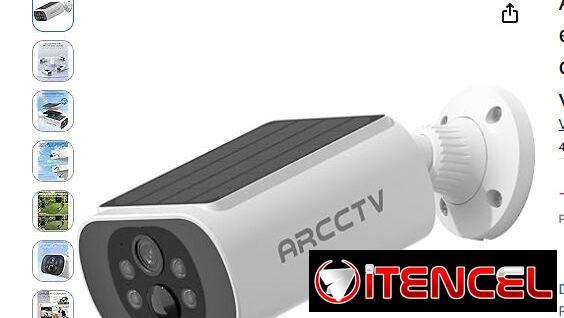 ARCCTV Cámara de seguridad solares inalámbricas para exteriores cámaras 2K sin suscripción