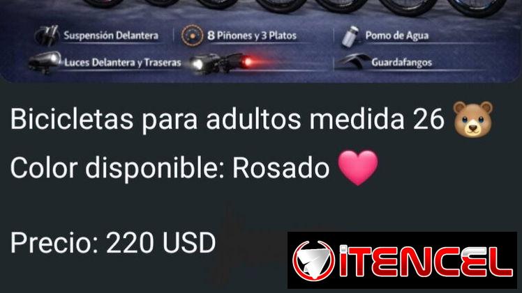 Bicicletas para adultos medida 26