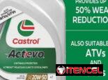 Aceite de Motor Castrol Actevo 20W50 para Motos 4 Tiempos, Pomo 946 ML