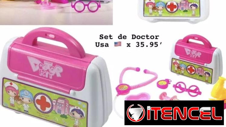 Maleta de doctora, juguete original para niñas.