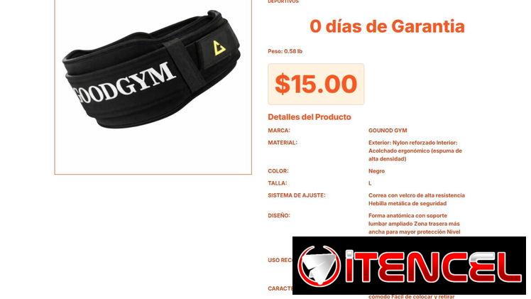Práctico Cinturón de entrenamiento para rutinas de crossfit pro VPT#-0089