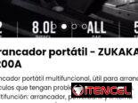 Arrancador portátil – ZUKAKA -1200A. Multifunción: arrancador, powerbank y linterna. Nuevo