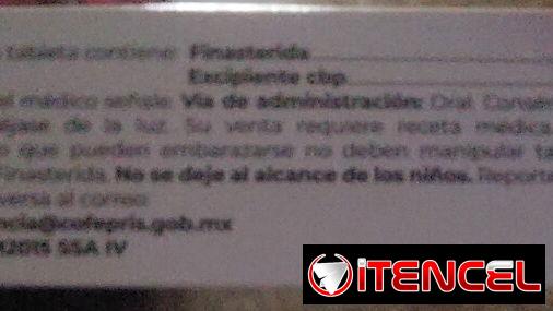 Finasterida 30 tabletas de 5 mg