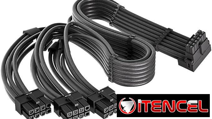 * Adaptador 12VHPWR 90° para GPU RTX y fuentes Corsair modulares
