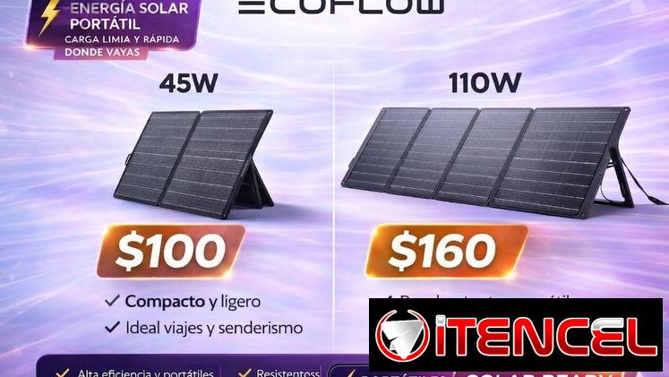 ​☀️ ¡LOS MEJORES PANELES SOLARES 2026! ☀️ ​Especiales para tu EcoFlow y Tenemos Delta 3 ​📞 56545958
