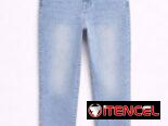 Jeans pescadores con abertura lateral