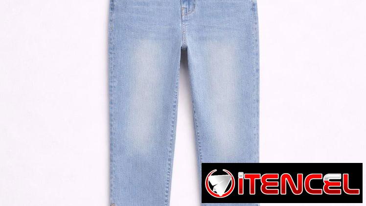 Jeans pescadores con abertura lateral