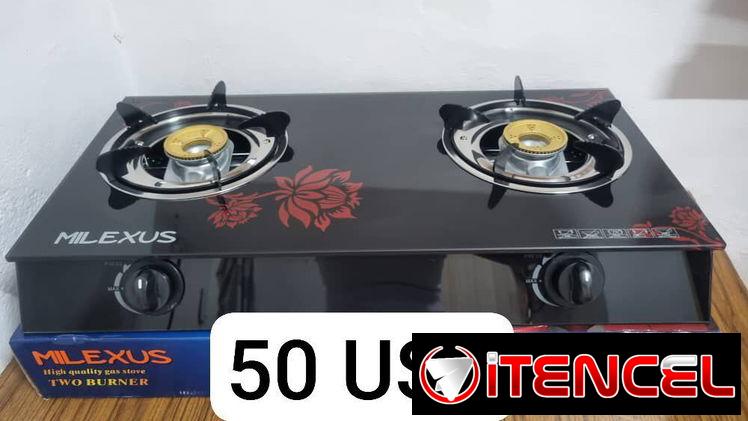 Cocina de meseta de 2 quemadores. Mensajería gratis