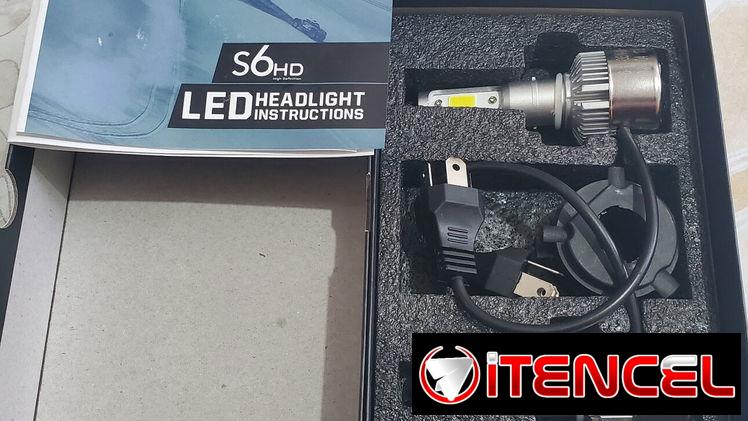 Bombillo H4 LED de 3 caras!!