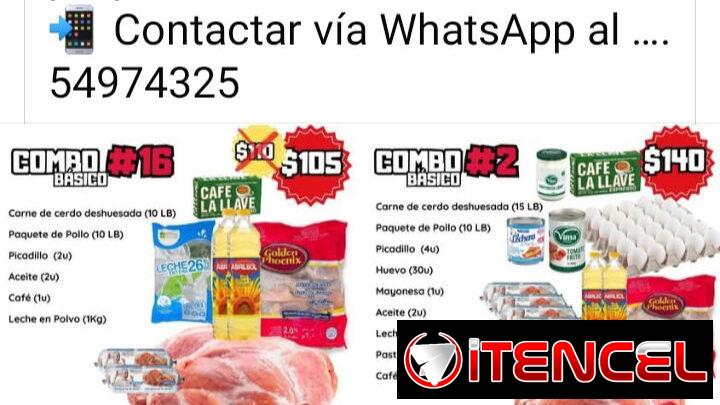 Combos de comida. Domicilio en toda la Habana. Contácteme para ver las ofertas.