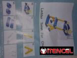 ESCALERA CON ASIENTO REDUCTOS DE INODORO INFANTIL, ENTREGA DE FACTURA, VARIEDAD DE ÚTILES DEL HOGAR, ETC