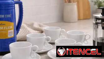 Combo cafetero: Tazas+termo+espumador/46 usd o al cambio