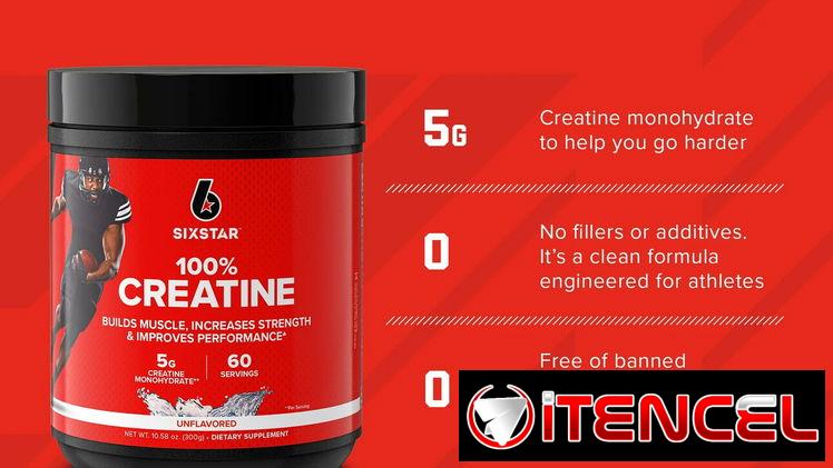 CREATINA MONOHIDRATADA SIXSTAR 400GR-80SERV. 58234161 y 56902981 FITNESSARMY