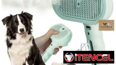 MASCOTAS🉐CEPILLOS DE VAPOR ELECTRICO PARA PERROS Y GATOS