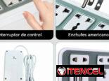 Extensión electrica con Puerto USB
