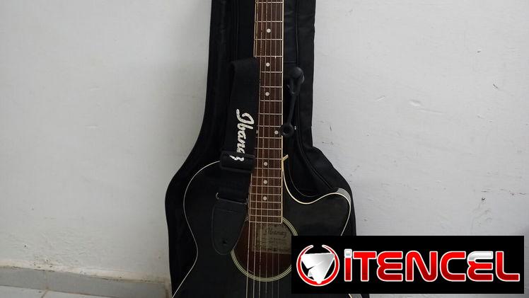 🎸Guitarra Ibanez Electroacústica Negra Cutaway