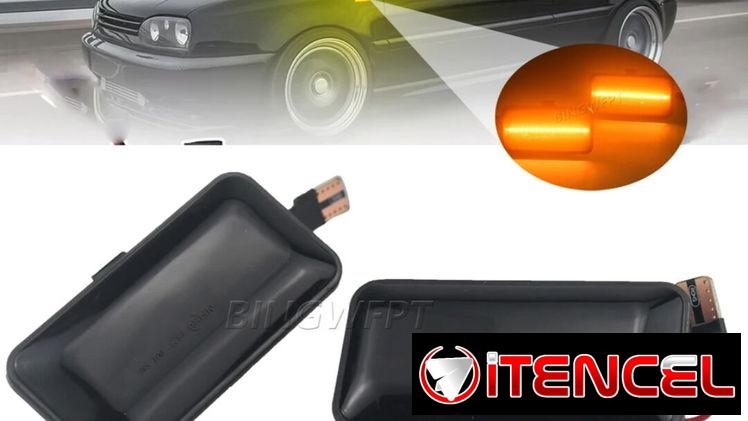 Joyitas intermitentes laterales de VW Jetta, golf, mk2, Passat B3, sest Toledo otros modelos. Luz led dinámica q corre