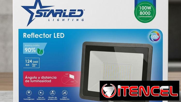 ⚡ Reflector LED 100Wats, 6500k luz fria!!!! APROVECHA AHORA!!!⚡