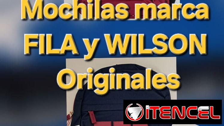 Mochilas Originales de marca FILA y Wilson