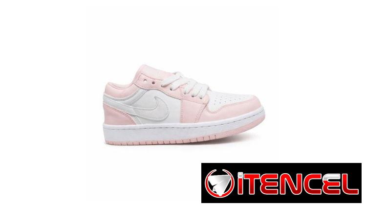 TENIS NIKE AIR JORDAN BLANCO Y ROSADO .