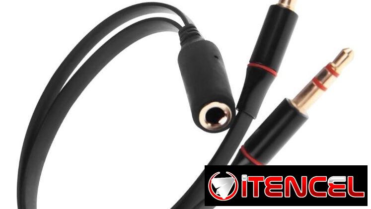 Divisor Auxiliar de Audio Micrófono a Doble Jack 3.5mm. Nuevos sin estrenar. 52759786