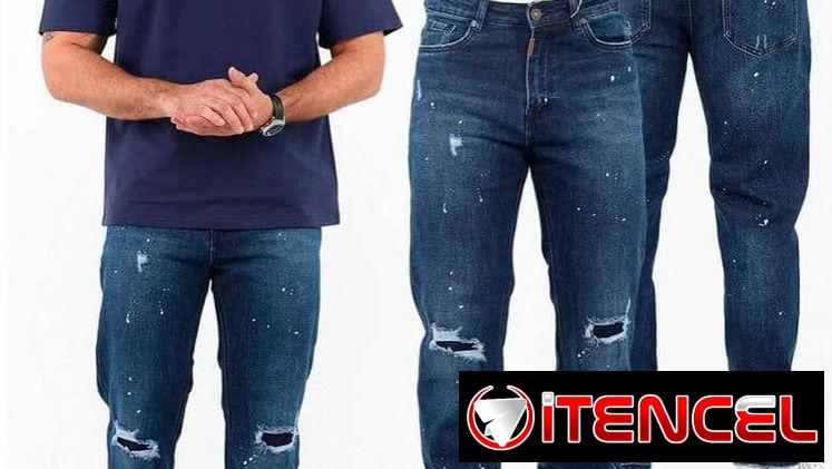 Pantalón de mezclilla ancho