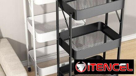 🛒 Carrito Organizador Plegable con Ruedas. Diseño práctico, hermoso y funcional. Escríbeme al WhatsApp 56249037