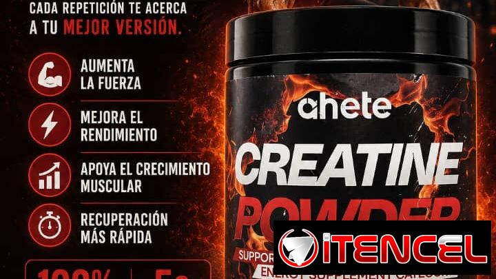 💥 CHETE CREATINE POWDER 💥 La energía y fuerza que necesitas para rendir al máximo en cada rutina. Precio 20 USD   ✅ 10