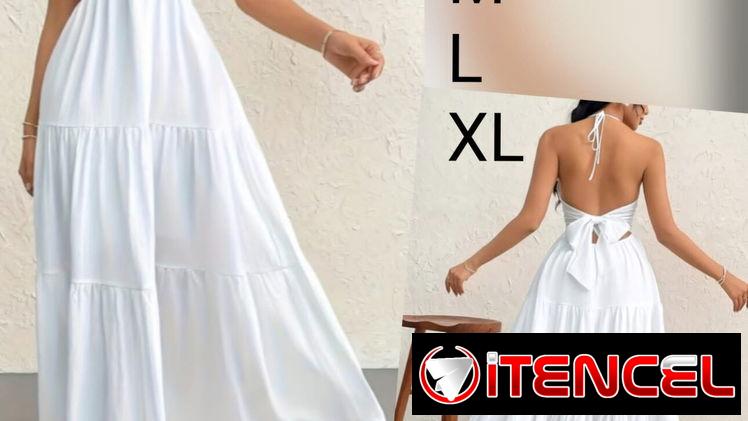 Vestido largo blanco