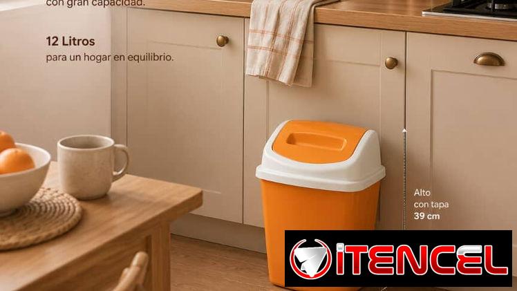 Cesto Multiuso con Tapa 12L