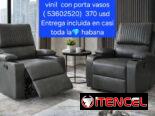 💎Mueble reclinable vinil  con porta vasos , Entrega incluida en casi toda la💎 habana