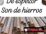 Tubos de hierros y Galvanizados de barias medida perefiles de 20×20 y 30×30 y Rollos de cerca perles