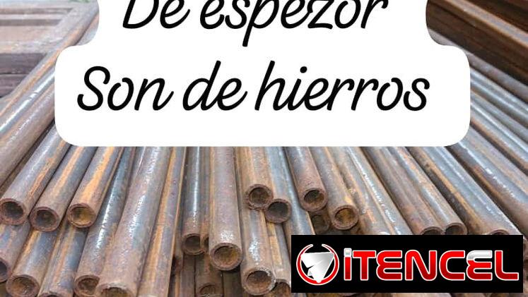 Tubos de hierros y Galvanizados de barias medida perefiles de 20×20 y 30×30 y Rollos de cerca perles