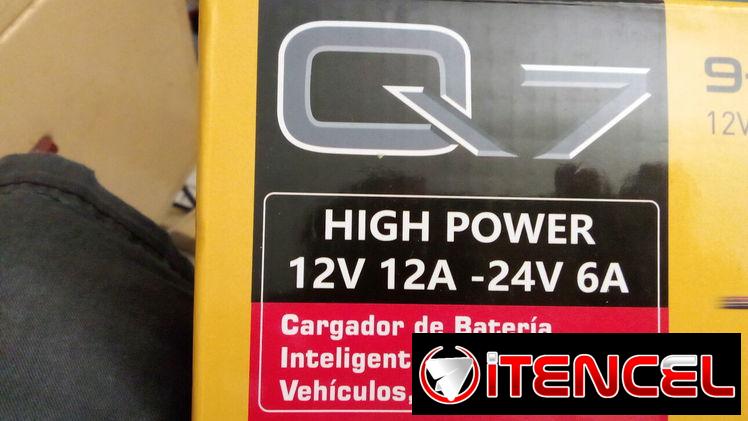 cargador de bateria 12v y 24v marca Q7, buen precio