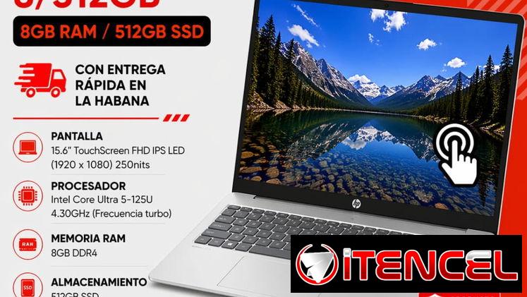 Laptop HP 15.6” Touch Core Ultra 5 8GB 512GB SSD | HP 15-fd0154wm en La Habana