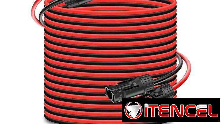 Cable de Extensión de Panel Solar 12 AWG. Venta por Metros 10USD X METRO