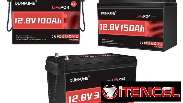 ✅️Baterias LifePO4 100,150,314 A✅️  💵290 USD💎Batería DUMFUME LifePO4 de 12V  100A Capacidad de 1280Wh  💵415 USD💎Bate