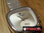 Reloj dorado champaña, de mujer, de cuarzo, elegante. Ideal para trabajo, citas, eventos casuales y formales.