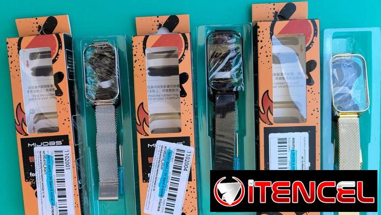 Manillas metálicas Smart band 8/9 active 12 USD