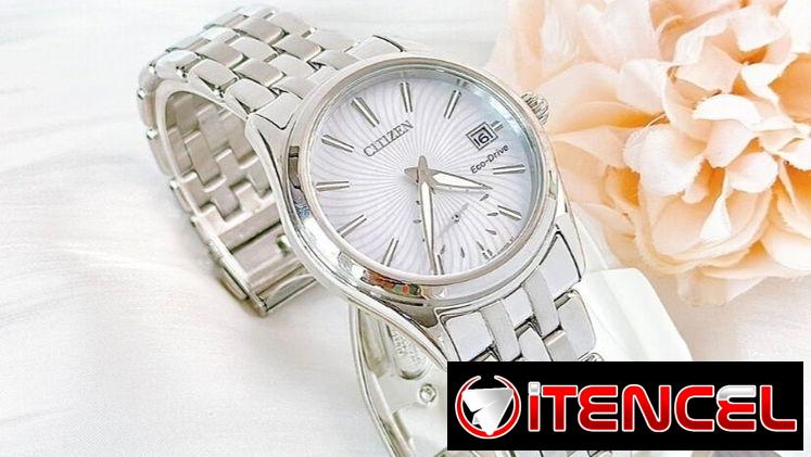 CITIZEN ECODRIVE CORSO (EV1030-57D) DE MUJER CON ESFERA DE NACAR , 36MM EN ACERO INOXIDABLE , NUEVO A ESTRENAR  58049738