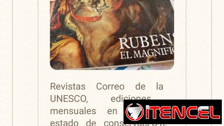 Revistas correo de la Unesco.