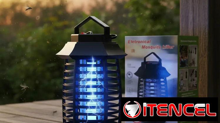 Lámpara Insecticida Uv Silenciosa Colgable Led Portátil