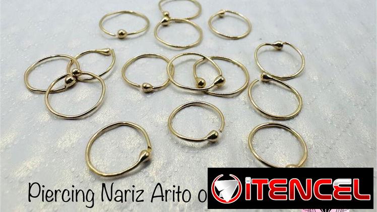 Oro y Plata. Piercings para nariz. LM joyería. Precios en cada foto. Mensajería disponible