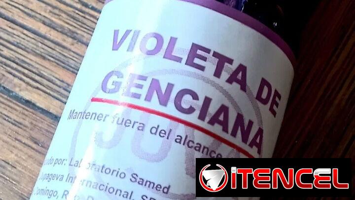 Venta de Violeta Genciana . Frasco de 30 ML en 2000 pesos