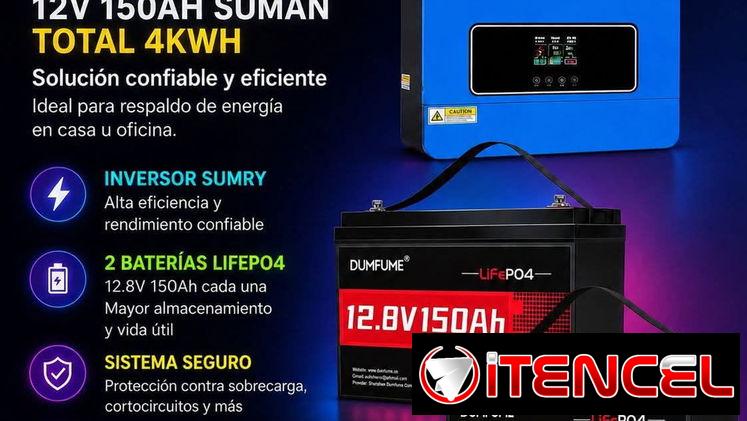 Inversor 3.6KW + Batería 4KWH, todo nuevo en su caja… 55008593