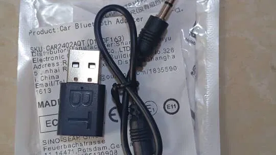 🎰🔋Adaptador Bluetooth para carro y equipo de música – 💲8 USD🏯