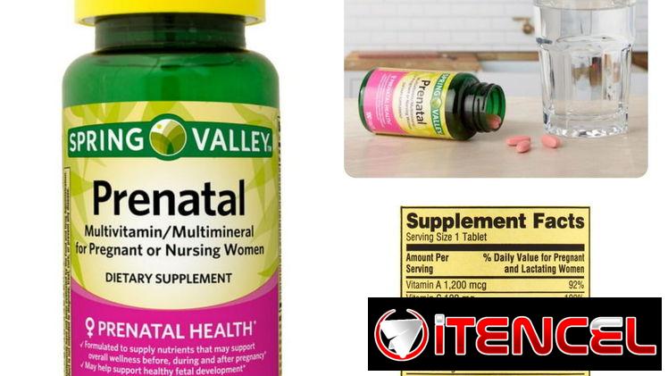 Pomos de prenatal 100 tab sellados, y ácido folico de 400 tab pomo sellado 55595382