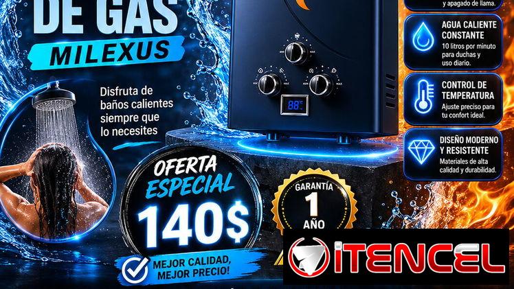 Calentador de gas Milexus no desaproveche la oportunidad de una ducha caliente 🔥
